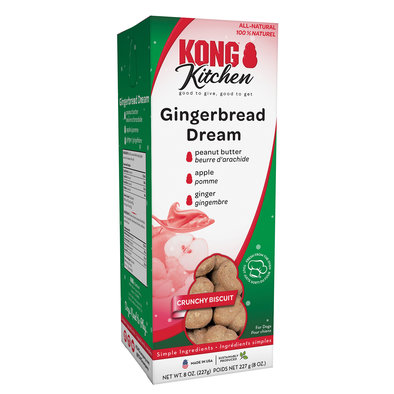 KONG, Holiday Kitchen Crunchy Gingerbread Dreams