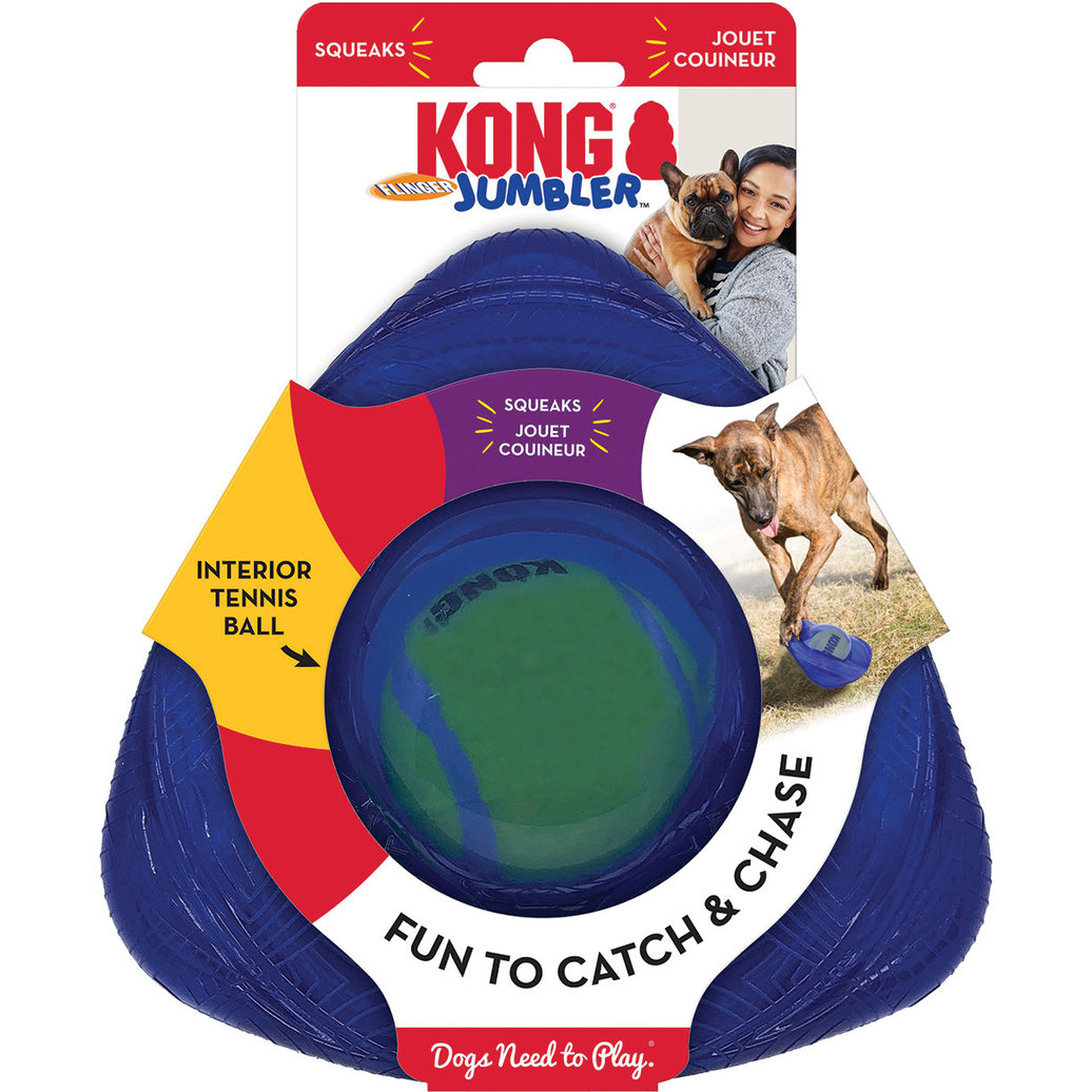 View larger image of KONG, Jumbler Flinger Assorted - Medium/Large - Toss Dog Toy