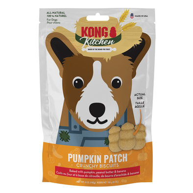 KONG, Kitchen Crunchy Biscuits  - Pumpkin Patch - 131 g - Dog Biscuit