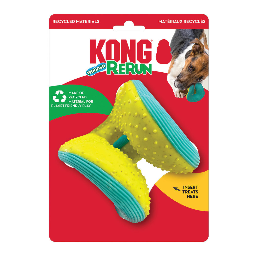 View larger image of KONG, Rerun Whoosh Ball Assorted - Small/Medium - Interactive Dog Toy