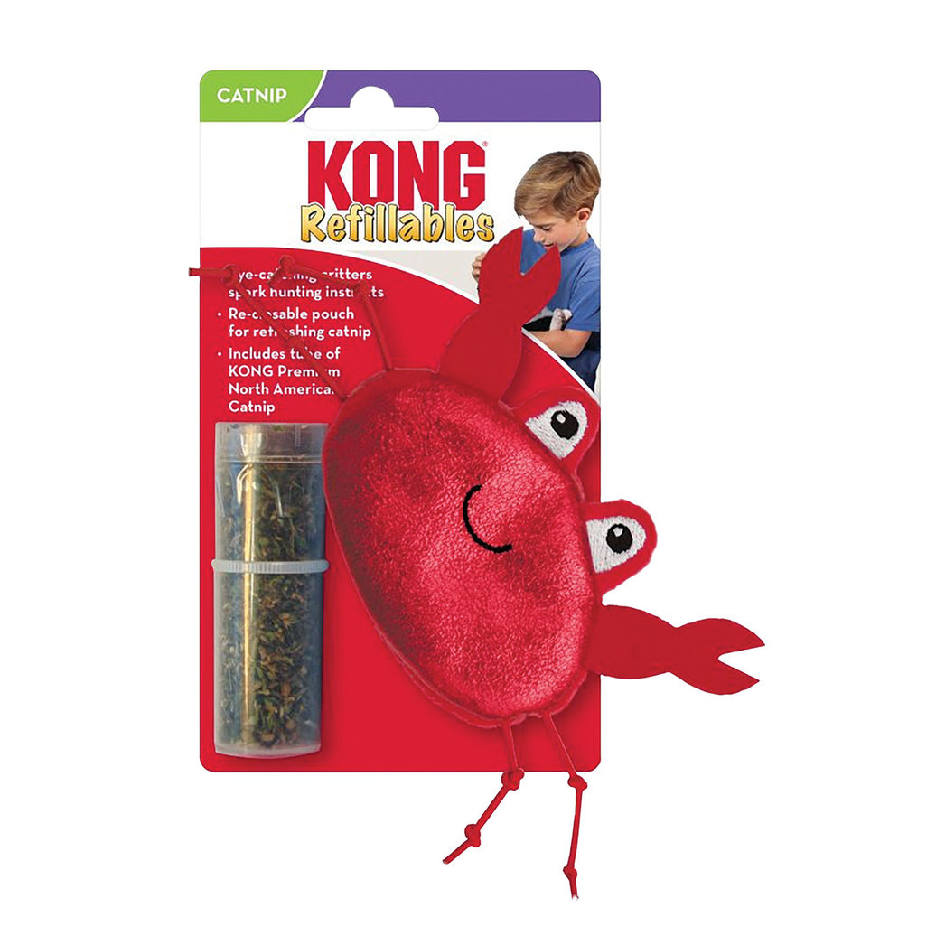 View larger image of KONG, Refillables Crab - Catnip Cat Toy