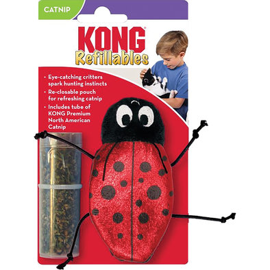 KONG, Refillables Ladybug - Interactive Cat Toy