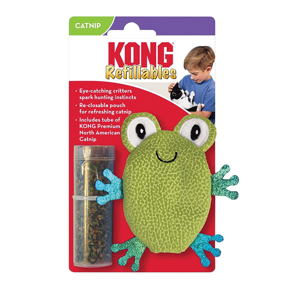 View larger image of KONG, Refillables Toad - Catnip Cat Toy