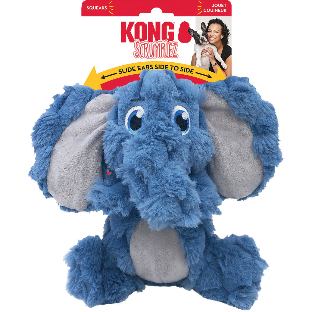 View larger image of KONG, Scrumplez Elephant - Plush Dog Toy