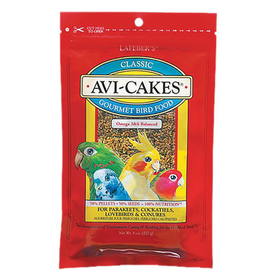 Avi-Cakes, Original for Parakeets, Cockatiels, Lovebirds & Conures - 8 oz
