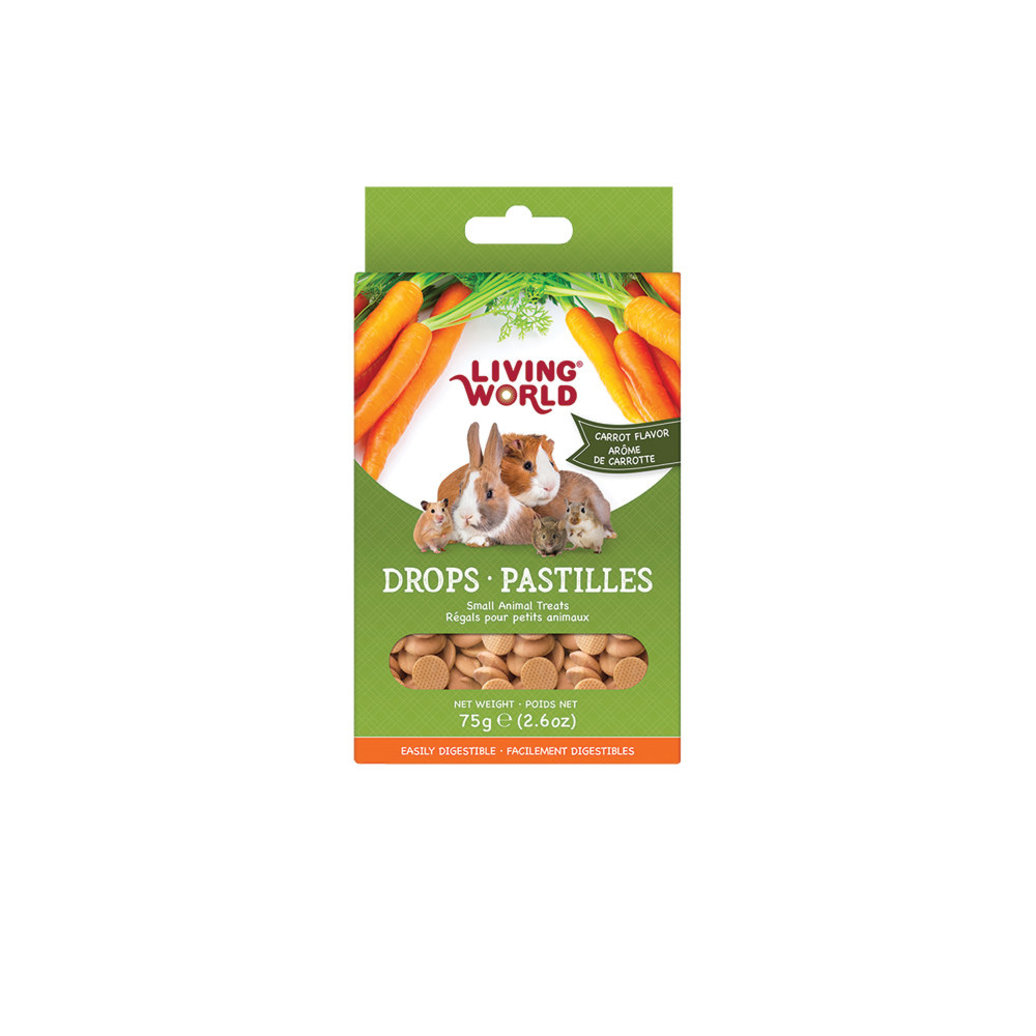 View larger image of Living World, Small Animal Drops - Carrot - 75 g