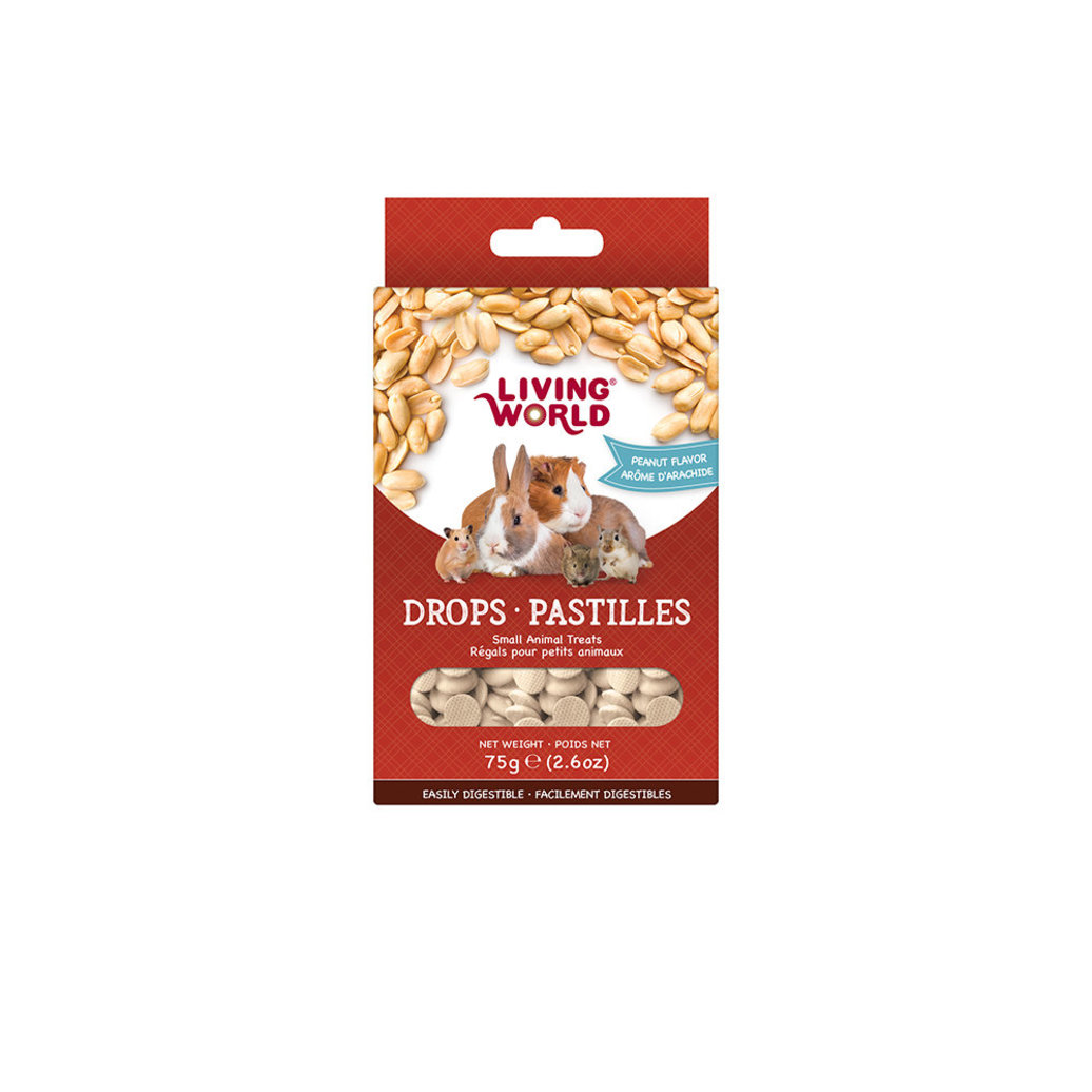 View larger image of Living World, Small Animal Drops - Peanut - 75 g