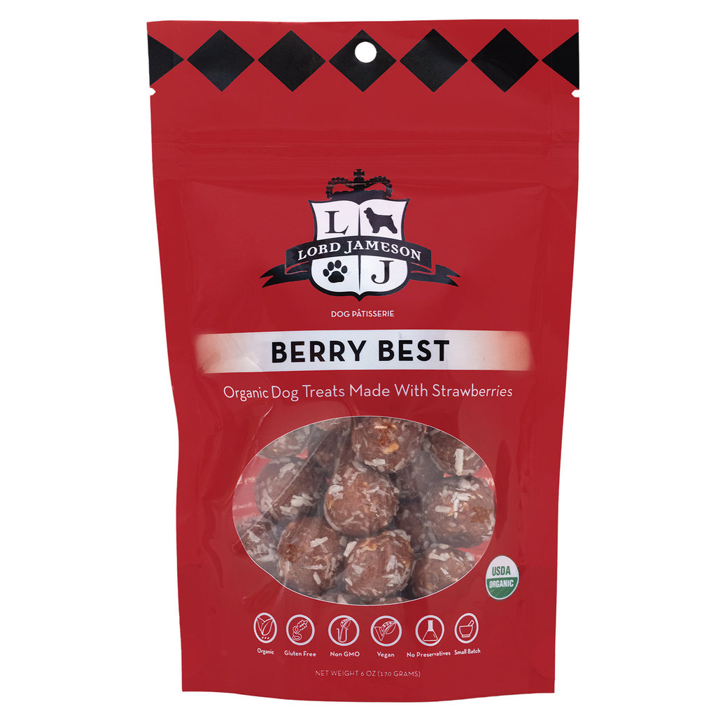 View larger image of Lord Jameson, Berry Best Organic Dog Treats - 170 g Dog Treats