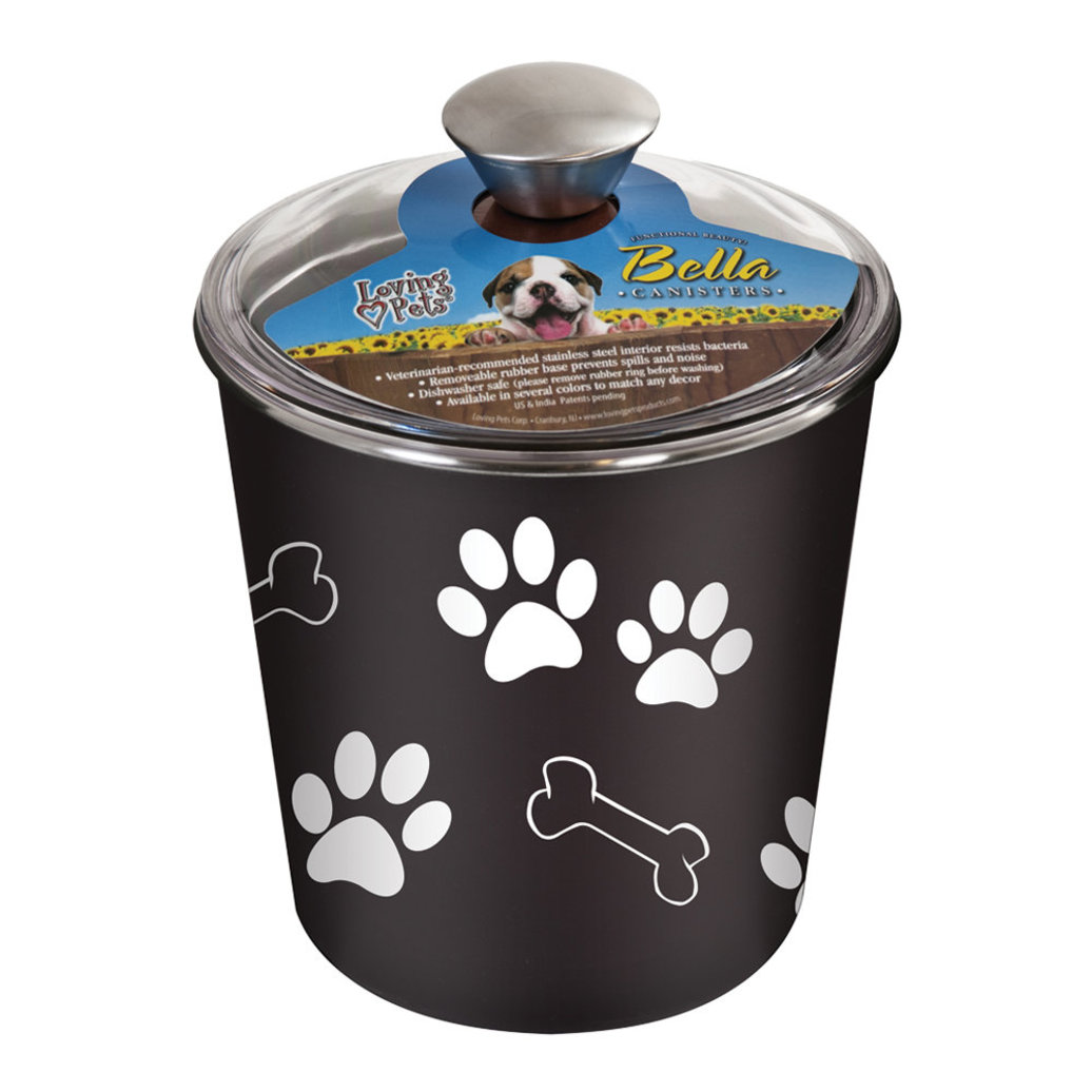 View larger image of Bella Bowl Canister w/ Lid - Espresso