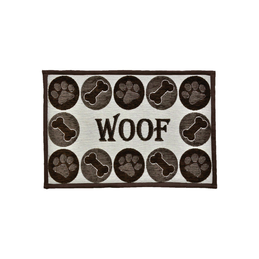 View larger image of Loving Pet, Bella Fashion Mat - Woof Chenille