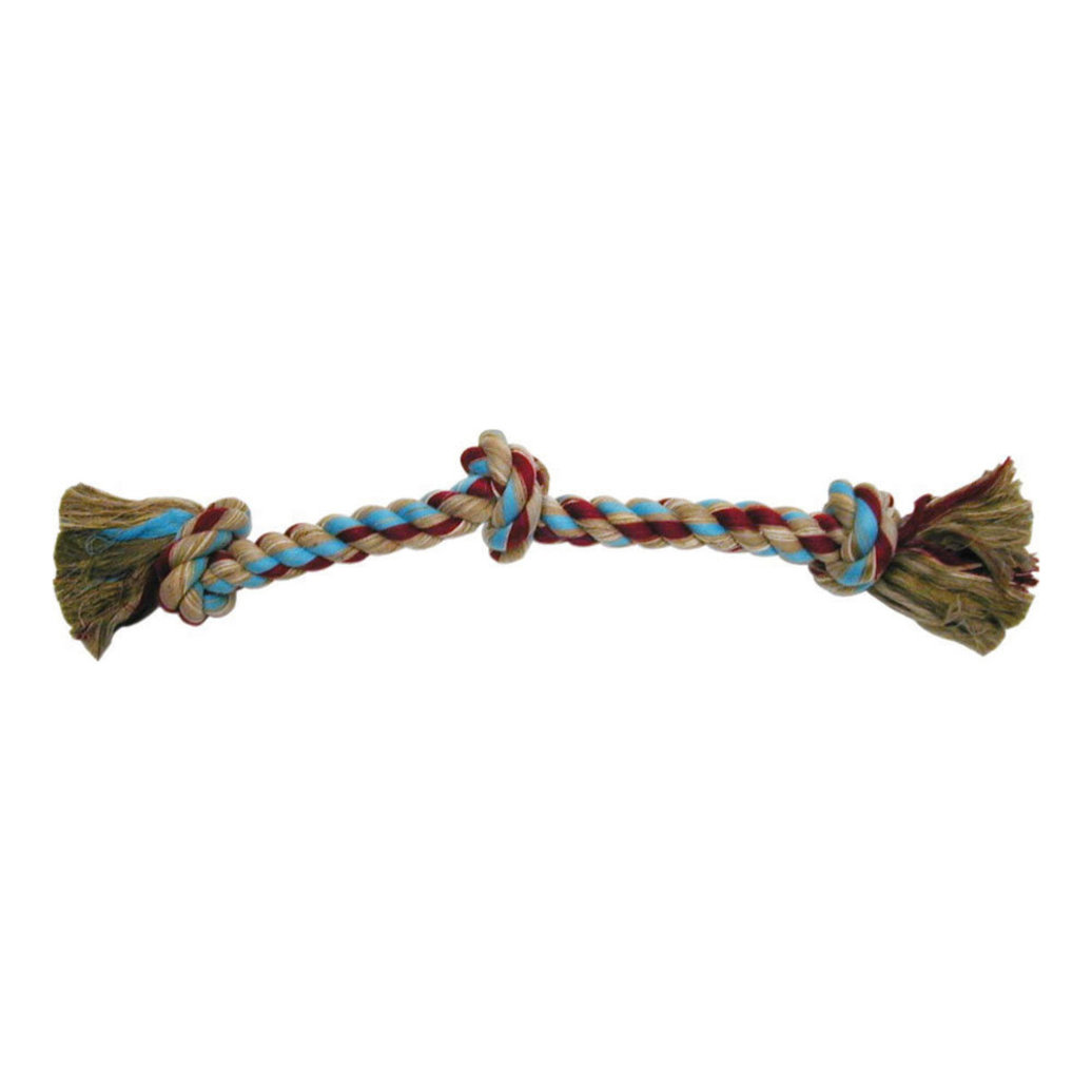 View larger image of Mammoth, Flossy Chews, 3-Knot Color Rope Tug