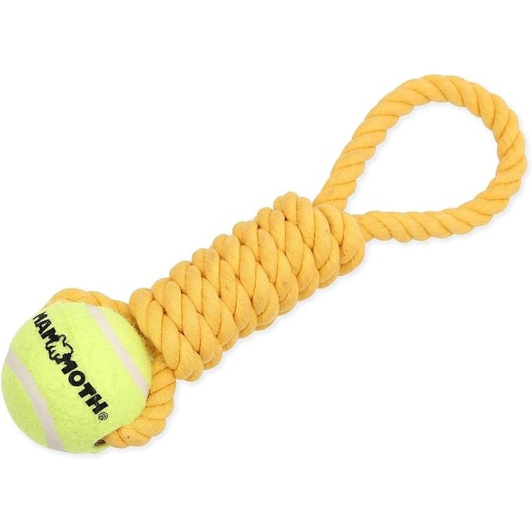 View larger image of Mammoth, Twister Pull Tug with Tennis Ball - Medium  - 12"
