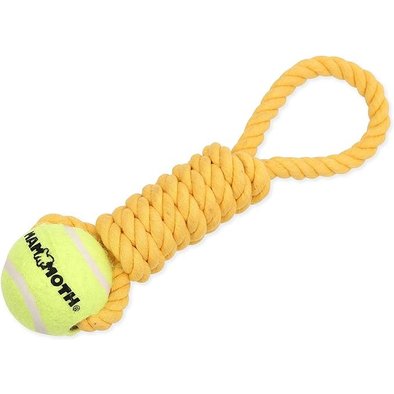 Mammoth, Twister Pull Tug with Tennis Ball - Medium  - 12"