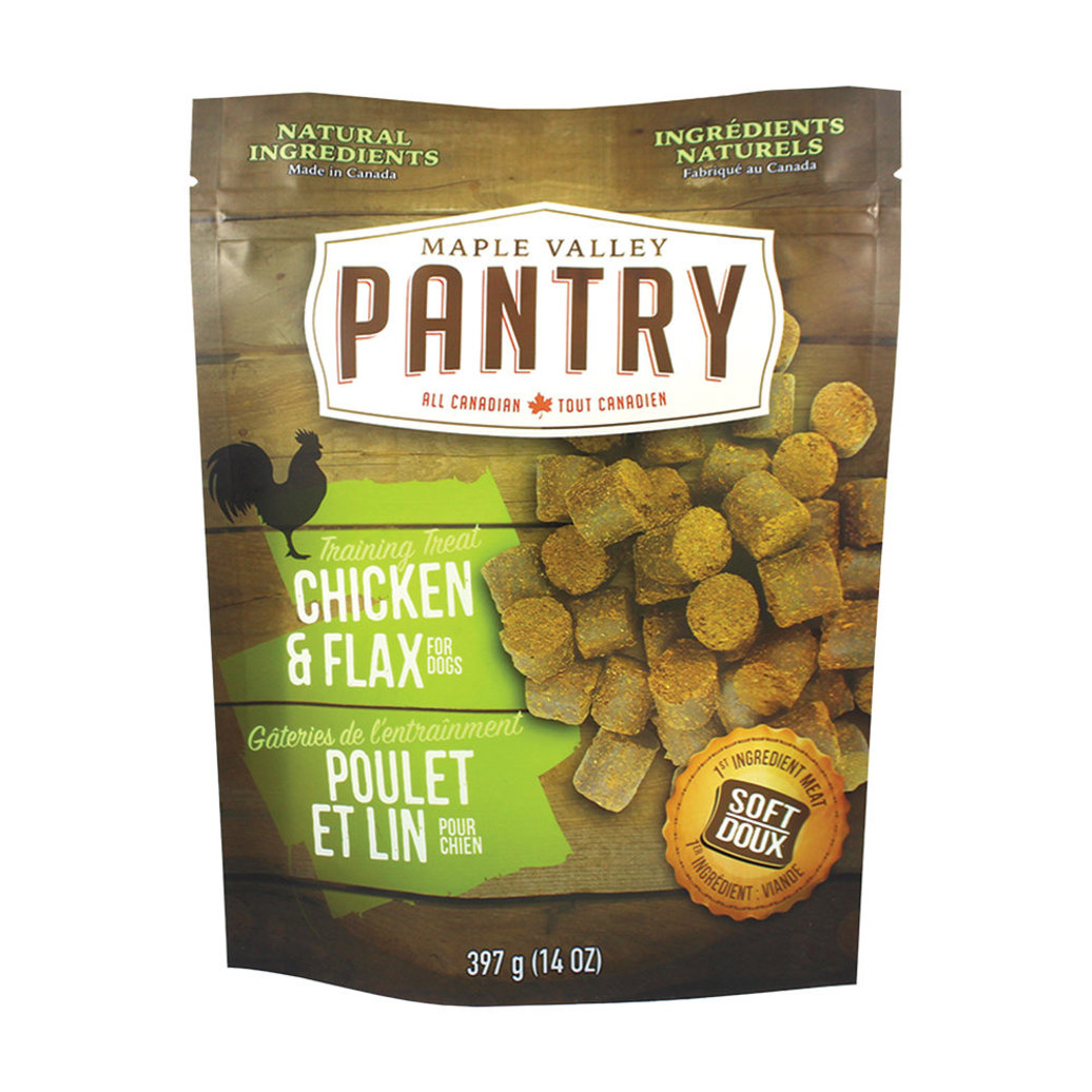 View larger image of Maple Valley Pantry, Soft & Chewy Treat - Chicken & Flax Seed