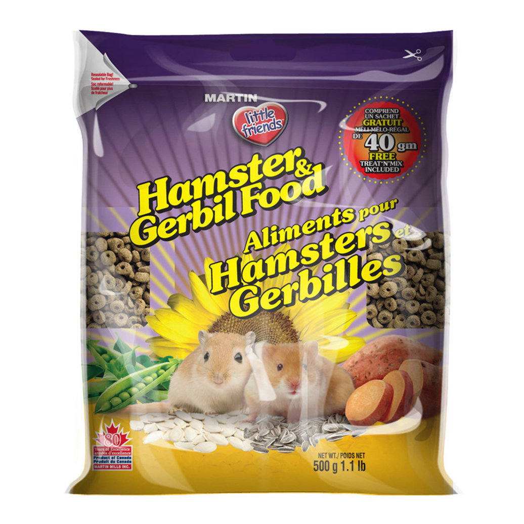 View larger image of Little Friends, Hamster & Gerbil Food - 500 g