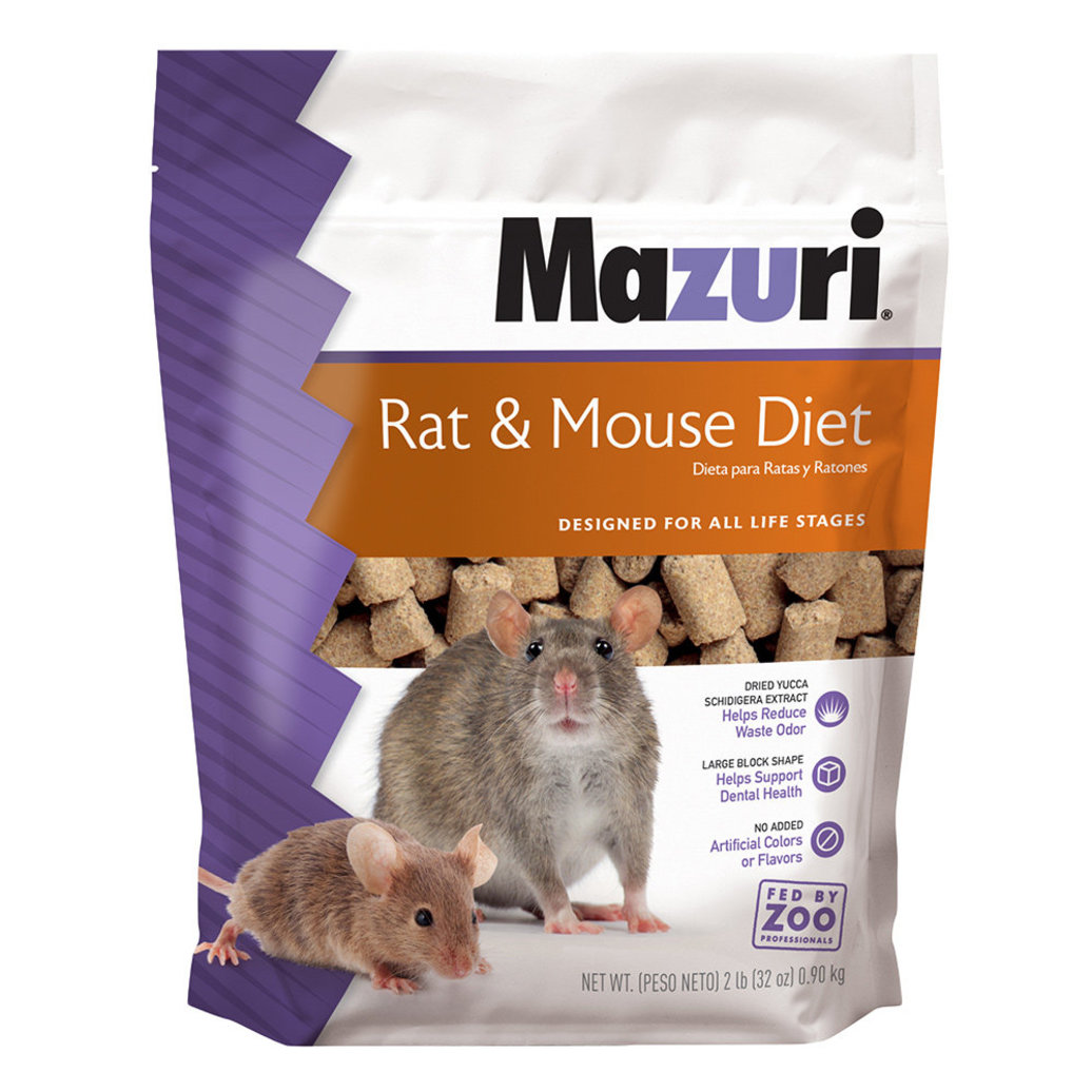 View larger image of Mazuri, Rat & Mouse Diet - 2 lb