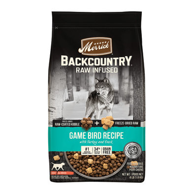 Grain Free Backcountry Raw Infused Game Bird