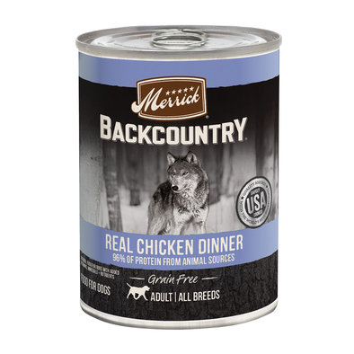 Merrick, Backcountry 96% Real Chicken Recipe - 12.7 oz - Wet Dog Food