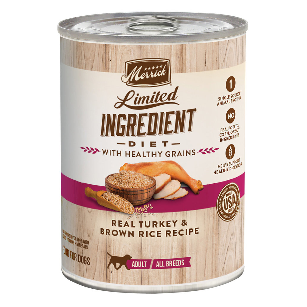 View larger image of Merrick, Can, Adult - LID Healthy Grains - Turkey - 360 g - Wet Dog Food