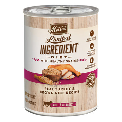 Merrick, Can, Adult - LID Healthy Grains - Turkey - 360 g - Wet Dog Food
