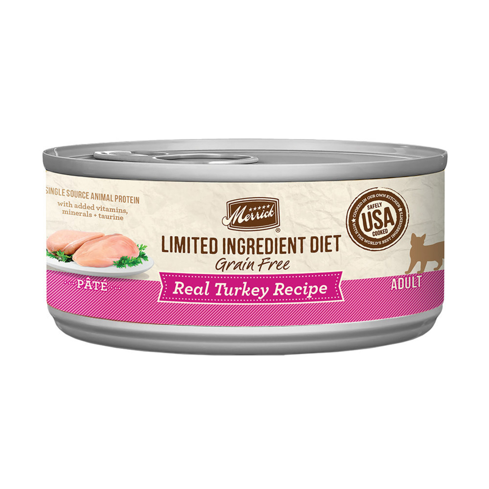 Merrick Cat LID Real Turkey Recipe 5 oz Wet Cat Food Ren s Pets