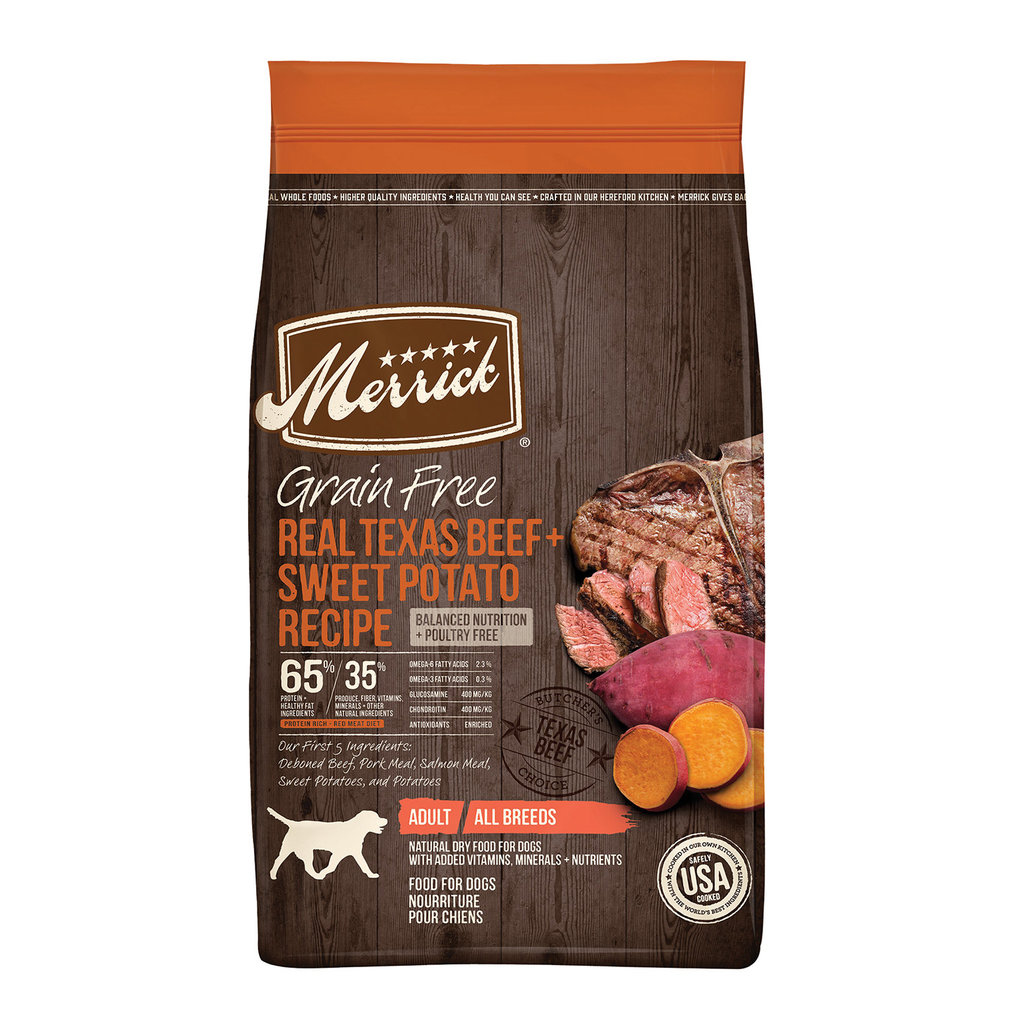 View larger image of Merrick, Grain Free Beef & Sweet Potato