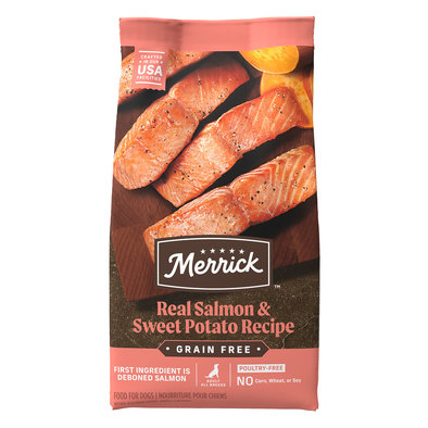 Merrick, Grain Free Salmon & Sweet Potato