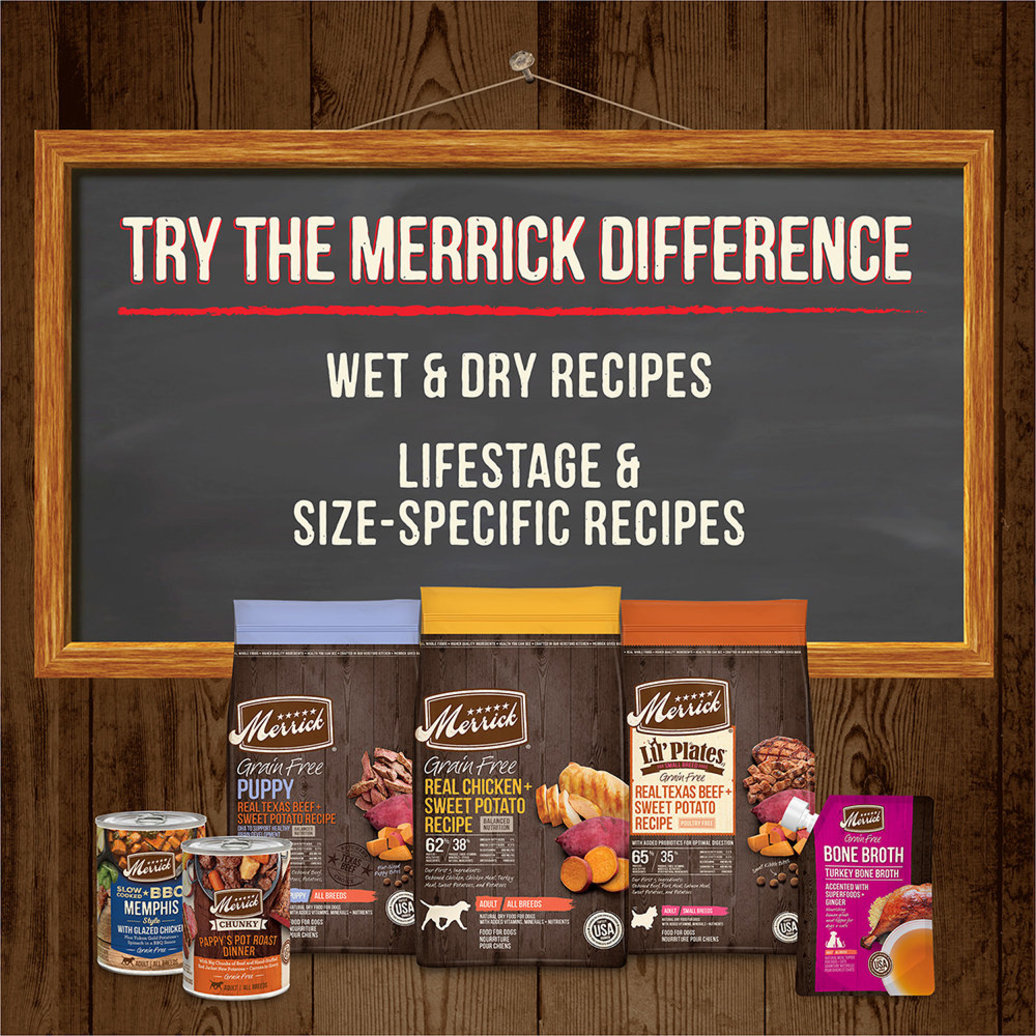 View larger image of Merrick, Power Bites - Real Rabbit + Sweet Potato Recipe - 6 oz - Dog Treat