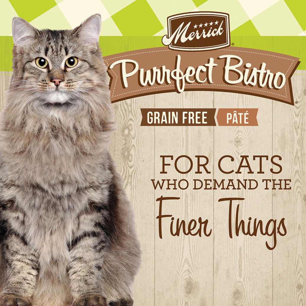 View larger image of Merrick, Purrfect Bistro Grain Free Cat Can, Turkey Pate