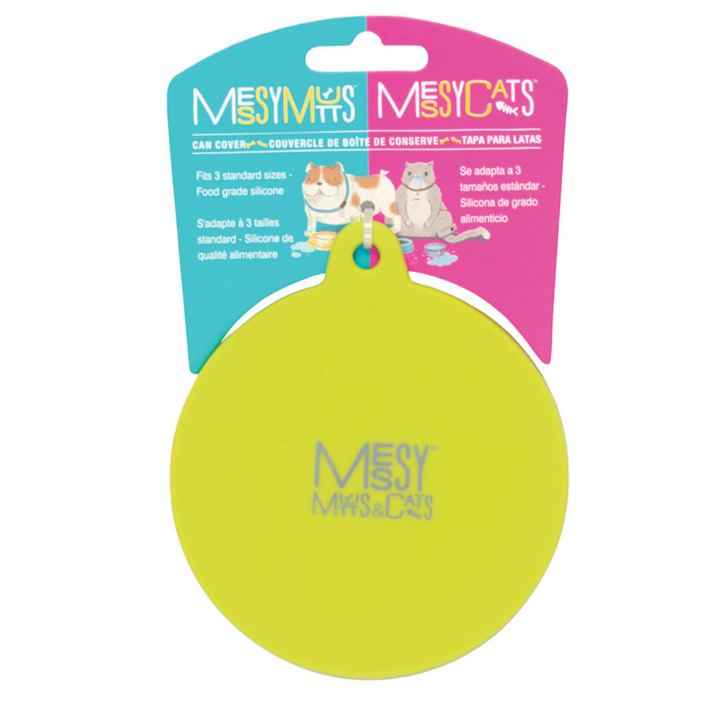 View larger image of Messy Mutts, Silicone Universal Can Cover - Green - 2.5" - 3.3"
