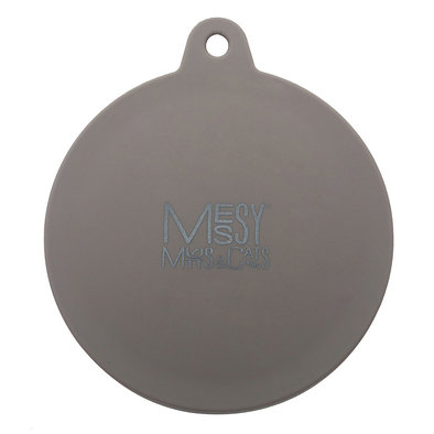 Messy Mutts, Silicone Universal Can Cover - Grey - 2.5" - 3.3" 