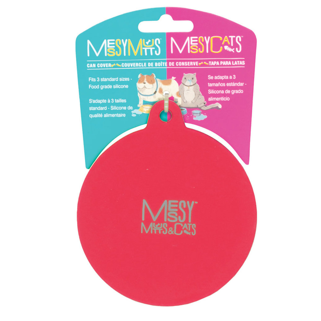 View larger image of Messy Mutts, Silicone Universal Can Cover - Wtrmln - 2.5" - 3.3" 
