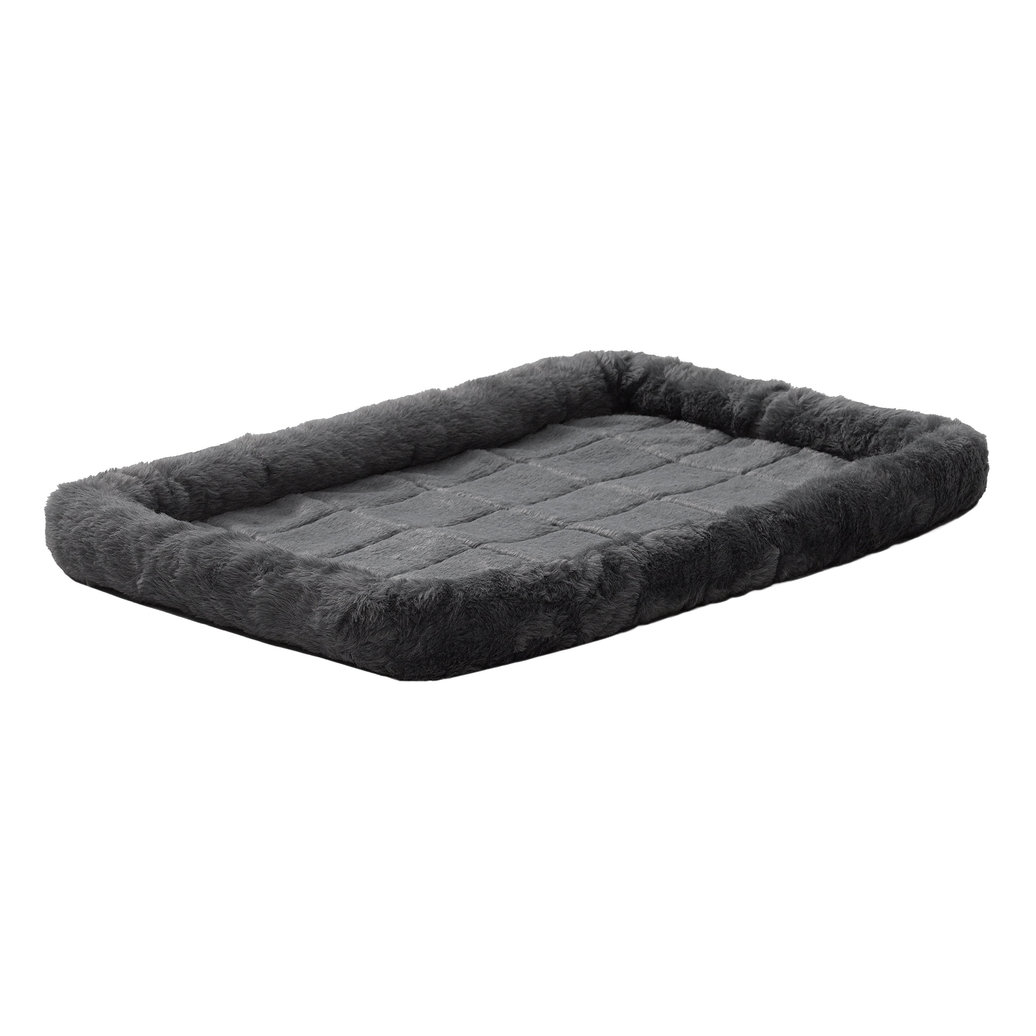 View larger image of Quiet Time, Bolster Bed, Synthetic Sheepskin - Gray