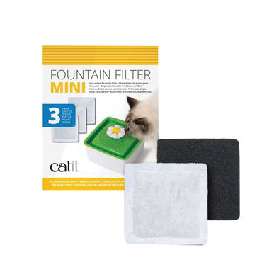 Mini Fountain Filters - 3 pk