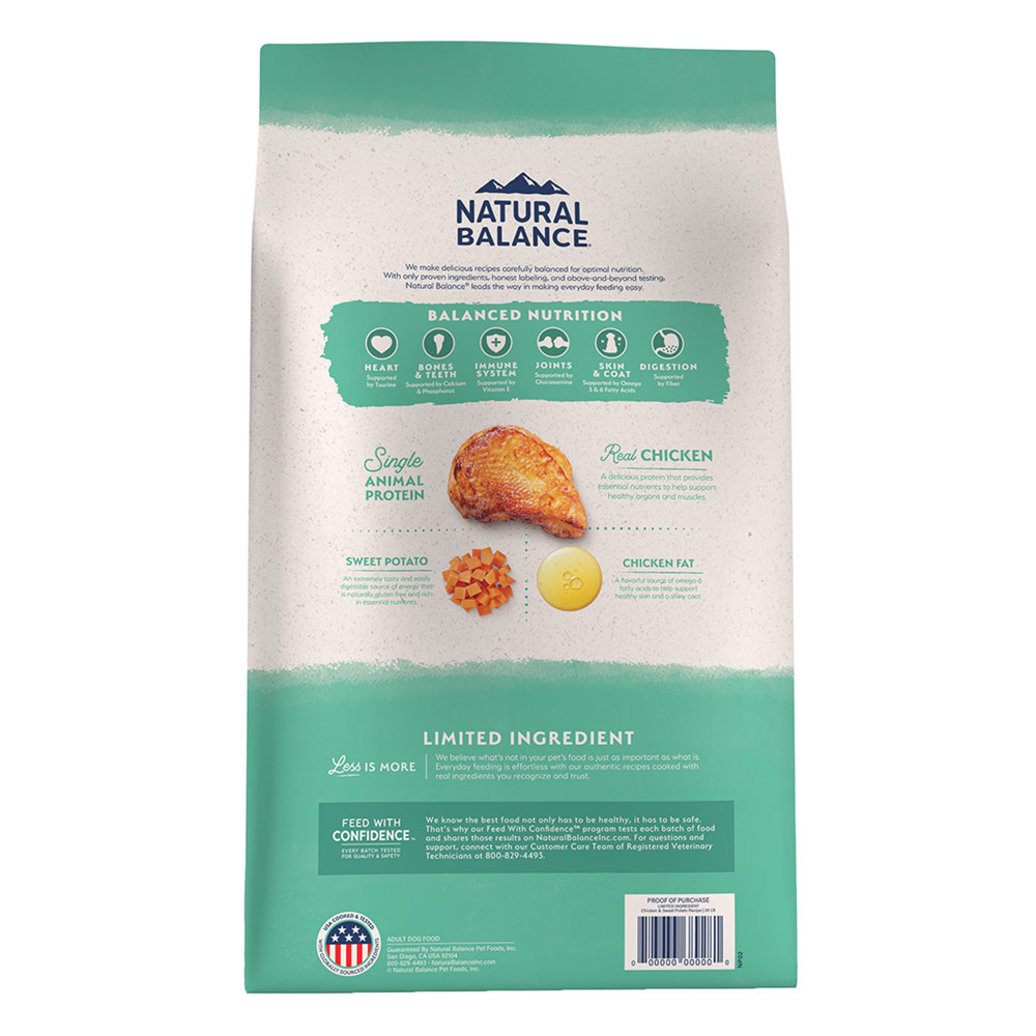 View larger image of Natural Balance, Adult LID - Chicken & Sweet Potato