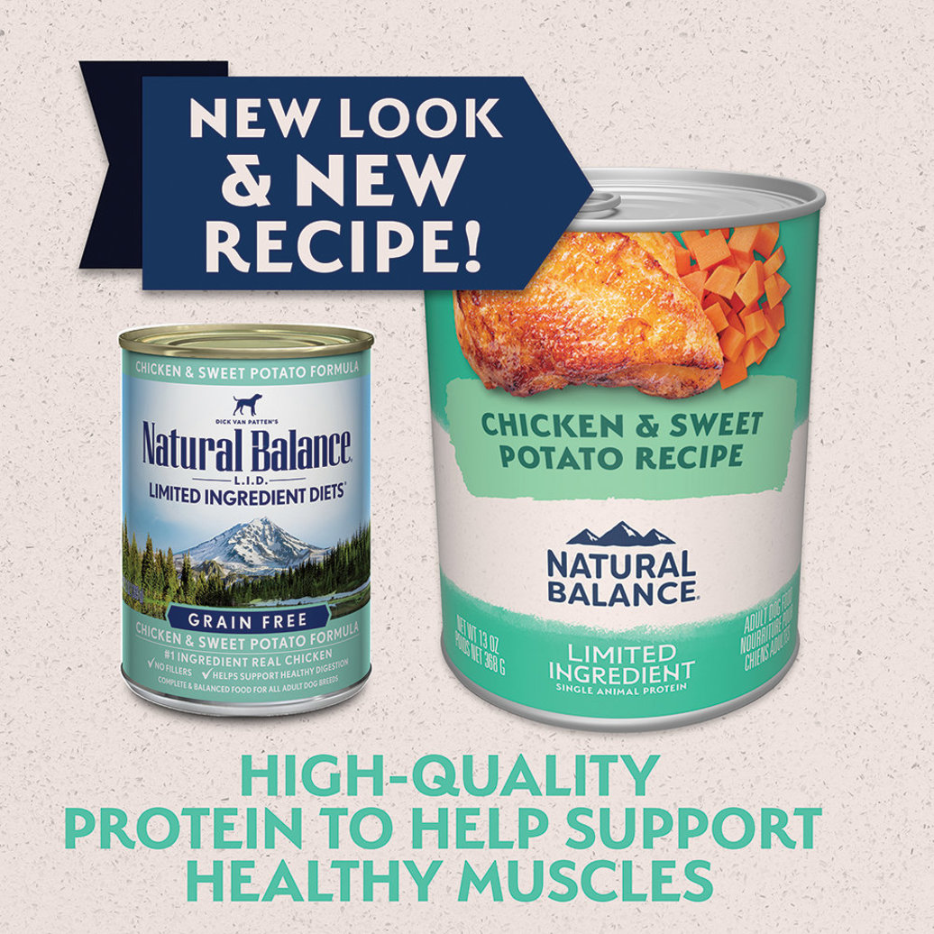 View larger image of Natural Balance, Adult LID Chicken & Sweet Potato - 369 g - Wet Dog Food