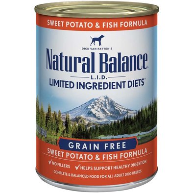 Limited Ingredient Canned Dog Formula, Fish & Sweet Potato - 369 g