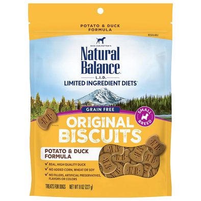 Natural Balance, Limited Ingredient Dog Treats, Potato & Duck