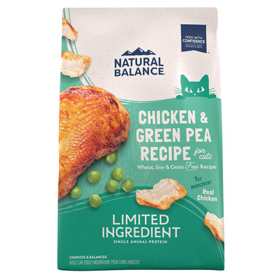 Natural Balance, Limited Ingredient Dry Cat Formula, Green Pea & Chicken