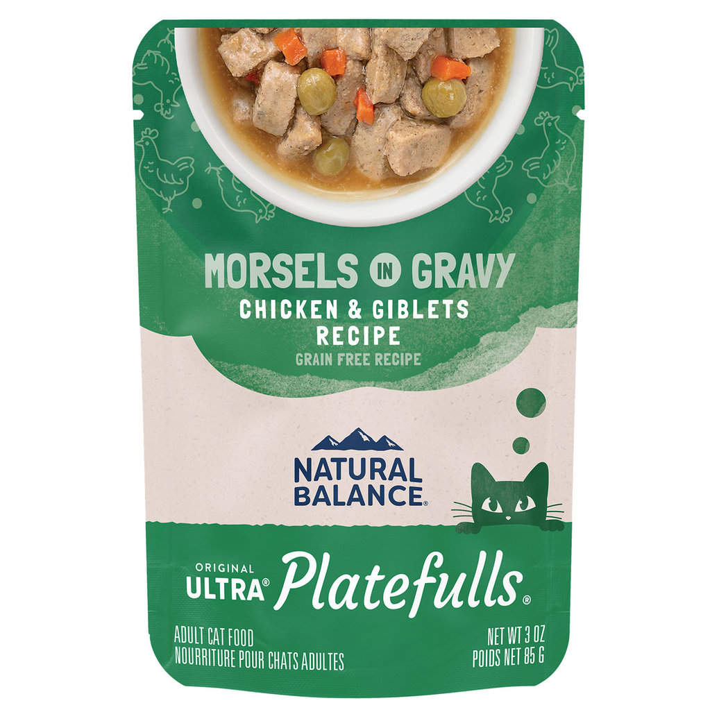 View larger image of Platefulls Cat Pouch, Chicken & Giblets in Gravy - 85 g