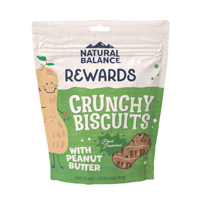 Natural Balance, Rewards Crunchy Biscuits - Peanut Butter - 397 g - Dog Biscuit