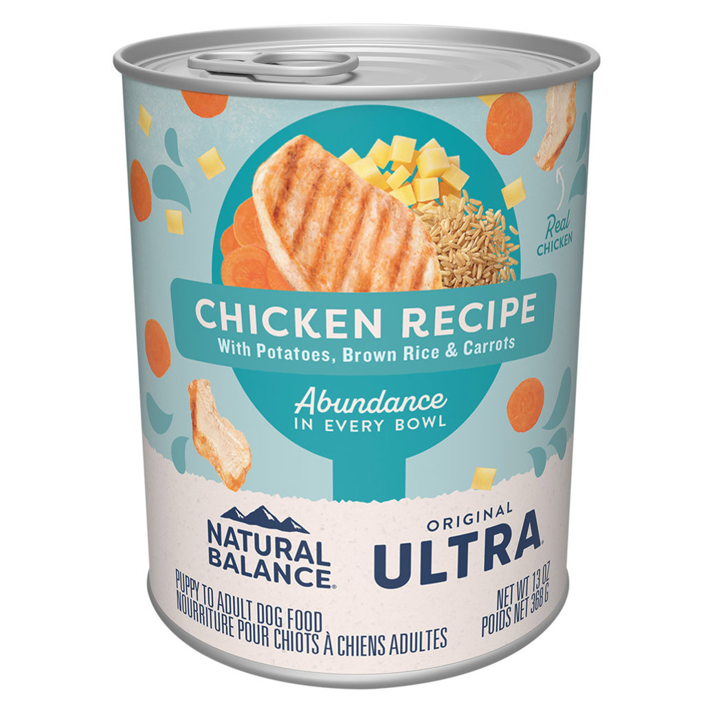 View larger image of Natural Balance, Ultra Premium Canned Dog Formula, Chicken & Rice - 369 g - Wet Dog Food