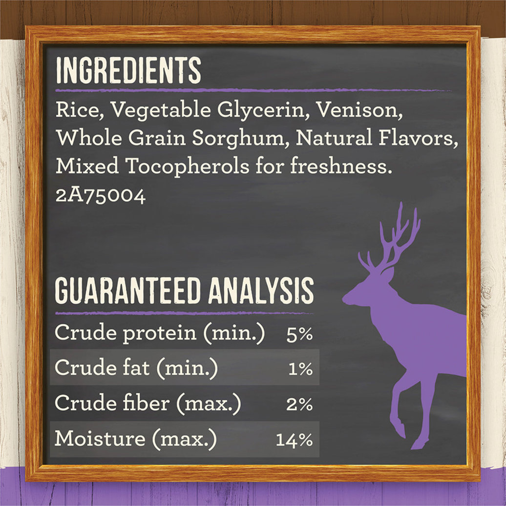 View larger image of Natural Cuts w/ Venison - Medium Chew - 4 ct
