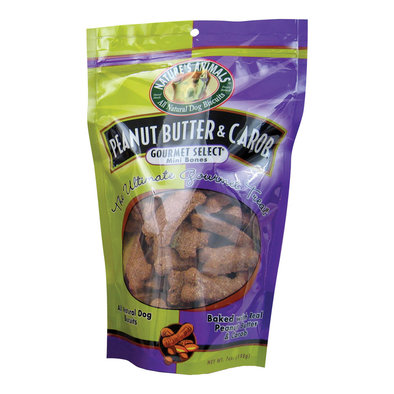 Gourmet Select Peanut Butter & Carob Mini Bones - 7 oz