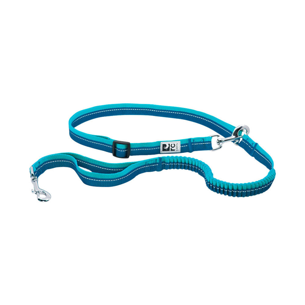 View larger image of RC Pets, Leash - Bungee Active - Arctic Blue/Teal - Dog Leash