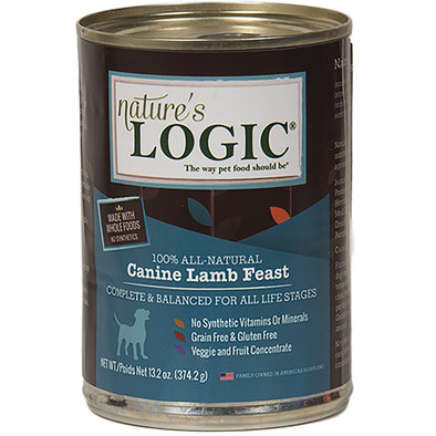 Nature's Logic, Can, Adult - Lamb Feast - 374 g