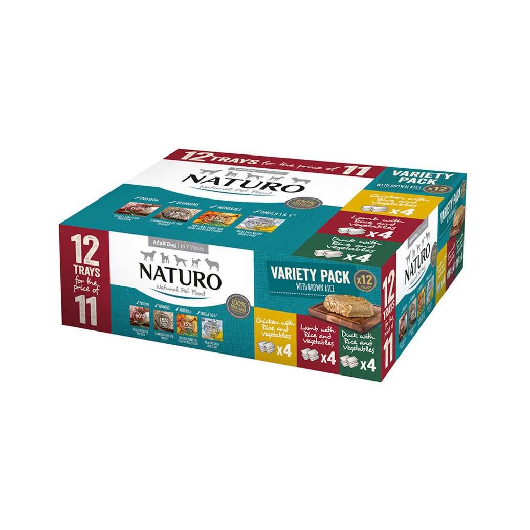 View larger image of Naturo, Adult - Variety Pack - 400 g - 12 pk