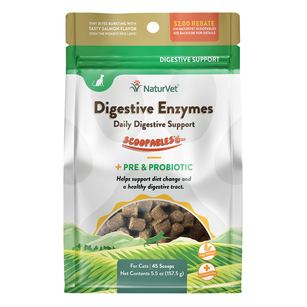View larger image of NaturVet, Scoopables CAT Digestive - 45 scoops