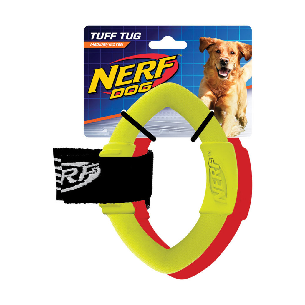View larger image of Nerf Dog, 2 Ring Strap Tug - Medium