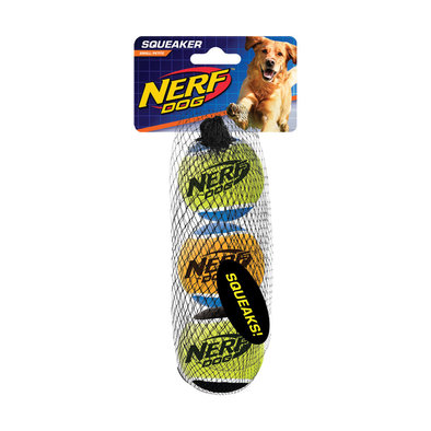 Nerf Dog, Small Tennis Ball - 3 Pk
